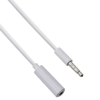 50pcs 4-Pole 3Ring TRRS 3.5mm (1/8'') Male To Female AV Extension Cable 3FT/1M
50pcs 4-Pole 3Ring TRRS 3.5mm (1/8'') Male To Female AV Extension Cable 3FT/1M