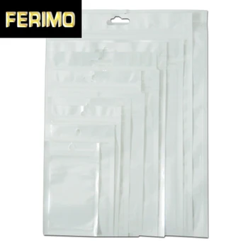 200pcs/Lot Multi Sizes Plastic Zipper Reclosable Clear Package Bag For Electronic Accessories Storage W/ Hang Hole White Pouches
200pcs/Lot Multi Sizes Plastic Zipper Reclosable Clear Package Bag For Electronic Accessories Storage W/ Hang Hole White Pouches