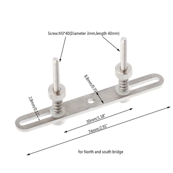 1 Set Stainless Steel Water Cooling Block Buckles Screw M3*40 For Southbridge
1 Set Stainless Steel Water Cooling Block Buckles Screw M3*40 For Southbridge
