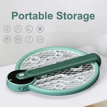 Handheld Electric Bug Zapper USB Rechargeable Foldable Fly Swatter Zap Mosquito Killer for Pest Control
Handheld Electric Bug Zapper USB Rechargeable Foldable Fly Swatter Zap Mosquito Killer for Pest Control