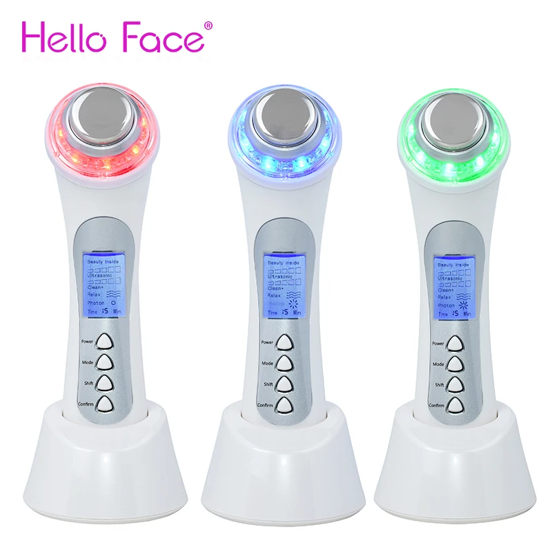 5 in 1 Portable Ultrasound Device Skin Beauty Care Tool Ultrasonic High Frequency Ion LED Photon Acne Remover Tightening Facial
5 in 1 Portable Ultrasound Device Skin Beauty Care Tool Ultrasonic High Frequency Ion LED Photon Acne Remover Tightening Facial