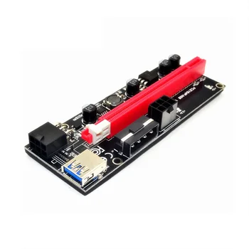 009S PCI-E 1X to 16X Slot Riser Card Extender PCI Express Adapter USB 3.0 Cable 4Pin Dual 6pin Power Supply for BTC Miner Mining
009S PCI-E 1X to 16X Slot Riser Card Extender PCI Express Adapter USB 3.0 Cable 4Pin Dual 6pin Power Supply for BTC Miner Mining