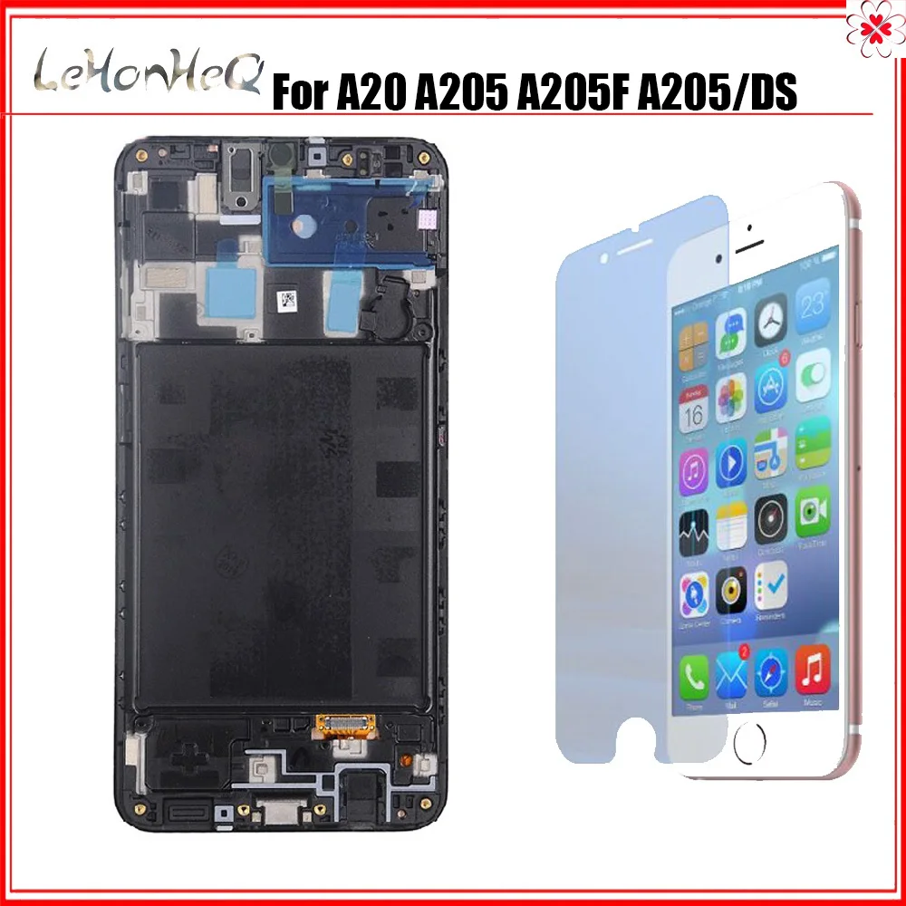 For Samsung Galaxy A20 A205 A205G A205F LCD Display Touch Screen Digitizer Assembly For samsung A20 LCD With Frame
For Samsung Galaxy A20 A205 A205G A205F LCD Display Touch Screen Digitizer Assembly For samsung A20 LCD With Frame