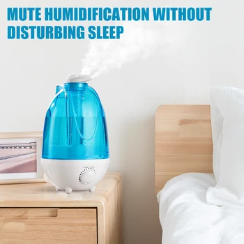 Cool Mist Humidifiers Quiet Humidification Adjustable Mist Humidifier with Double Nozzles for Bedroom Living Room Office HUG-De
Cool Mist Humidifiers Quiet Humidification Adjustable Mist Humidifier with Double Nozzles for Bedroom Living Room Office HUG-De