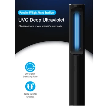 Handheld UV Sterilizer Lamp Wand Home Travel Germicidal Disinfection Light Stick LED UV Germicidal Disinfection Protection
Handheld UV Sterilizer Lamp Wand Home Travel Germicidal Disinfection Light Stick LED UV Germicidal Disinfection Protection