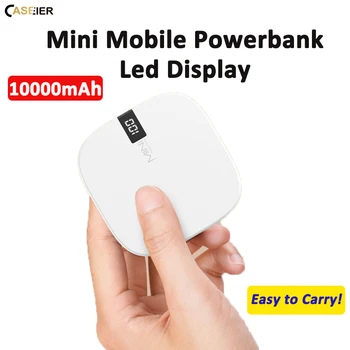 CASEIER 10000mAh Mini Power bank For iPhone Led Digital Display Portable External Battery Powerbank For Xiaomi Huawei Poverbank
CASEIER 10000mAh Mini Power bank For iPhone Led Digital Display Portable External Battery Powerbank For Xiaomi Huawei Poverbank