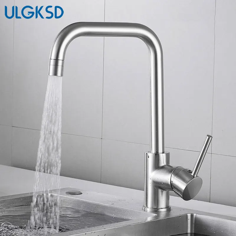 ULGKSD Kitchen Faucets Deck Mounted Hot Cold Water Mixer Basin sink Taps 2 Water Mode Swivel Spout Single Handle Mixer Tap
ULGKSD Kitchen Faucets Deck Mounted Hot Cold Water Mixer Basin sink Taps 2 Water Mode Swivel Spout Single Handle Mixer Tap