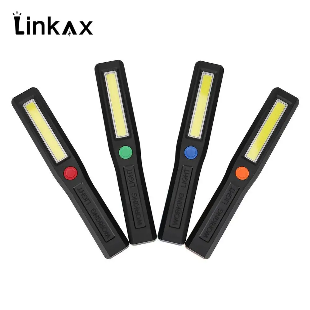 COB LED Work Light Bright LED Flashlight Torch Lamp 4-Mode 3800Lumens Magnetic Work Light Inspection Lamp By AAA
COB LED Work Light Bright LED Flashlight Torch Lamp 4-Mode 3800Lumens Magnetic Work Light Inspection Lamp By AAA