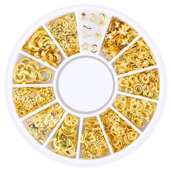 3D Hollow Nail Art Decoration Mixed Shapes Geometry Golden Tips Diy Nail Art Tools Fashion Nail Decorating Stickers Xy-03
3D Hollow Nail Art Decoration Mixed Shapes Geometry Golden Tips Diy Nail Art Tools Fashion Nail Decorating Stickers Xy-03