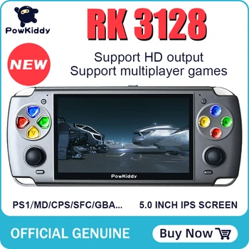 POWKIDDY X20 linux 5.0-inch IPS screen RK3128 retro video Handheld game console built-in 3600 games PS1 games children's gifts
POWKIDDY X20 linux 5.0-inch IPS screen RK3128 retro video Handheld game console built-in 3600 games PS1 games children's gifts