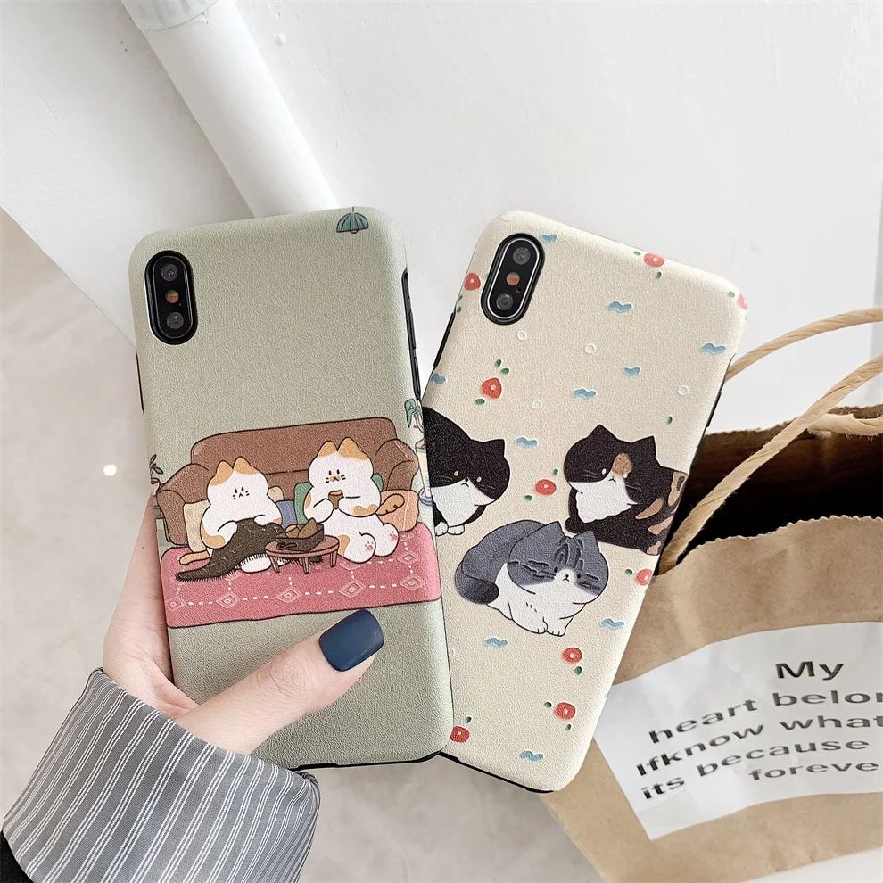 DTFQ Lovely Cute Animal Style Cat Soft Silicone Embossed Cover Silk Pattern TPU Case for iPhone 6s Plus 8 7 XR Xs Max X
DTFQ Lovely Cute Animal Style Cat Soft Silicone Embossed Cover Silk Pattern TPU Case for iPhone 6s Plus 8 7 XR Xs Max X