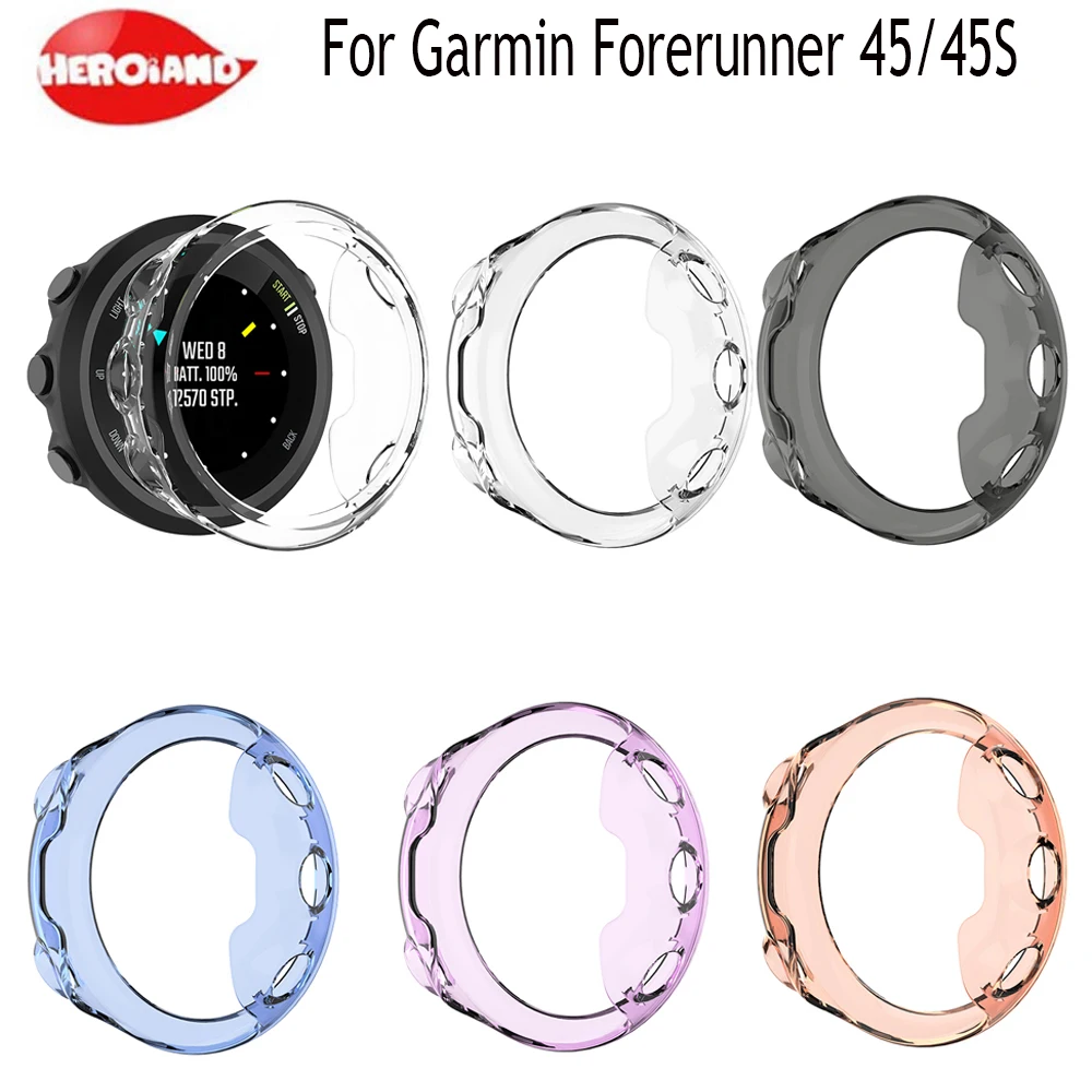 Sport Silicone Wrist Band Case for Garmin Forerunner 45/45S Exquisite Protector Cover for Forerunner 45/45S Smart Sport Watch
Sport Silicone Wrist Band Case for Garmin Forerunner 45/45S Exquisite Protector Cover for Forerunner 45/45S Smart Sport Watch