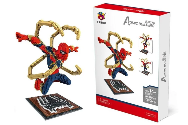 Pzx Small Particles of Diamond Building Blocks Educational Assembled CHILDREN'S Toy 8831-4-Spider-Man a-Piece
Pzx Small Particles of Diamond Building Blocks Educational Assembled CHILDREN'S Toy 8831-4-Spider-Man a-Piece