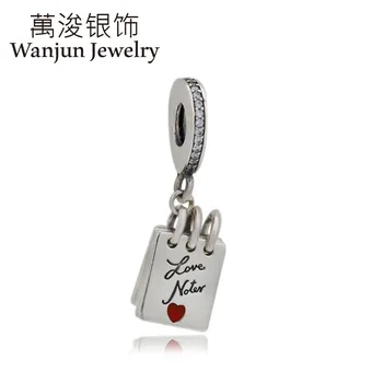 Wanjun Jewelry 925 Silver Bracelet Charms Valentine Love of Notepad DIY Hanging Brackets
Wanjun Jewelry 925 Silver Bracelet Charms Valentine Love of Notepad DIY Hanging Brackets