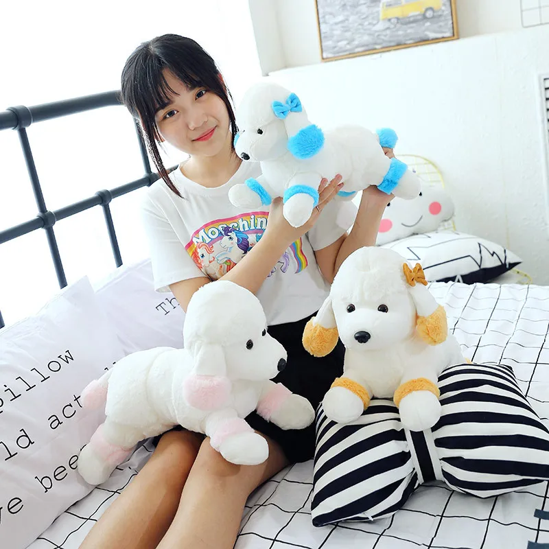 Cute Creative Sitting Dog Poodle Doll Toy pa gou Gift Doll Small Pillow