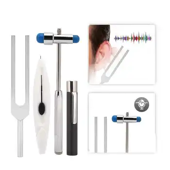 Tuning Fork Aluminum Alloy Diagnostic Nervous System Testing Hammer Tool Kit for Sound Healing Therapy Health Care
Tuning Fork Aluminum Alloy Diagnostic Nervous System Testing Hammer Tool Kit for Sound Healing Therapy Health Care