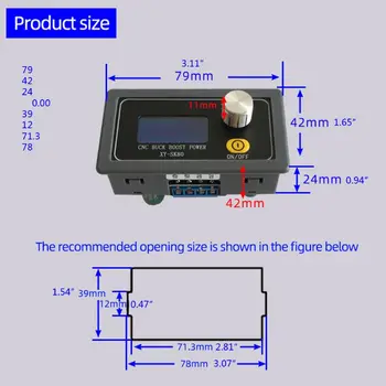 SK80 Adjustable Automatic Buck-boost Module Constant Voltage Current DC Digital L4MF
SK80 Adjustable Automatic Buck-boost Module Constant Voltage Current DC Digital L4MF