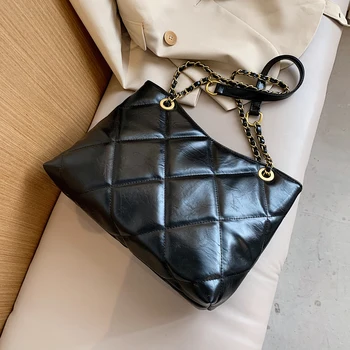 Large PU Leather Hand Bags For Women 2020 Elegant Shoulder Handbags Female Travel Totes Lady Chain Designer Branded Bag New
Large PU Leather Hand Bags For Women 2020 Elegant Shoulder Handbags Female Travel Totes Lady Chain Designer Branded Bag New