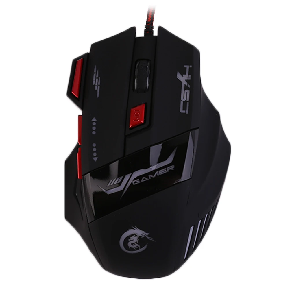 H100 Professional Gaming Mice Devices Adjustable 5500DPI Wired Gaming Mouse 7 Buttons Luminescence Computer Mouse for PC laptop
H100 Professional Gaming Mice Devices Adjustable 5500DPI Wired Gaming Mouse 7 Buttons Luminescence Computer Mouse for PC laptop