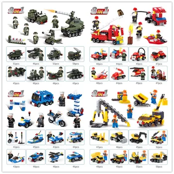 1519pcs Transformation Cars Assembling Building Mini Blocks Tank Fire Truck Educational Toys Action Figure Toy for Kid 8 in 1
1519pcs Transformation Cars Assembling Building Mini Blocks Tank Fire Truck Educational Toys Action Figure Toy for Kid 8 in 1