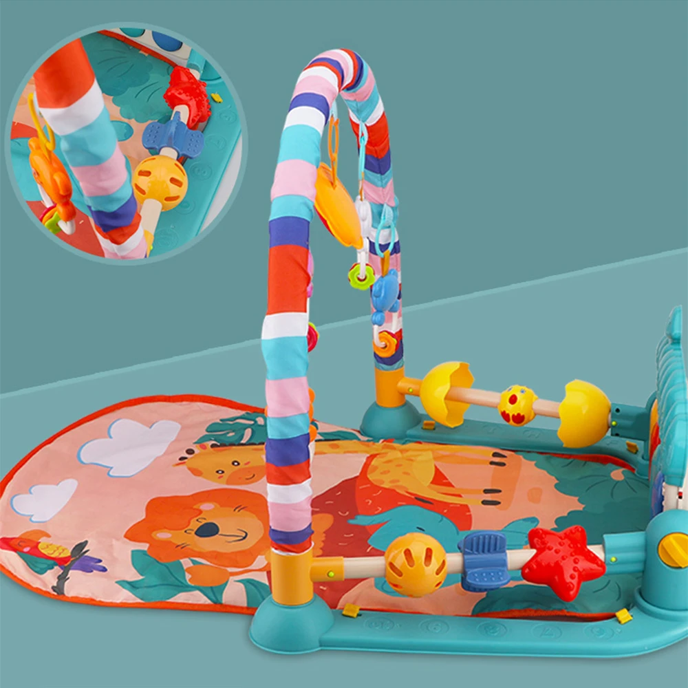 Multifunctional Foot Piano Music Game Fitness Frame Baby Cartoon Cradle Toys Newborn Crawling Mat Activity Gym for Baby
Multifunctional Foot Piano Music Game Fitness Frame Baby Cartoon Cradle Toys Newborn Crawling Mat Activity Gym for Baby