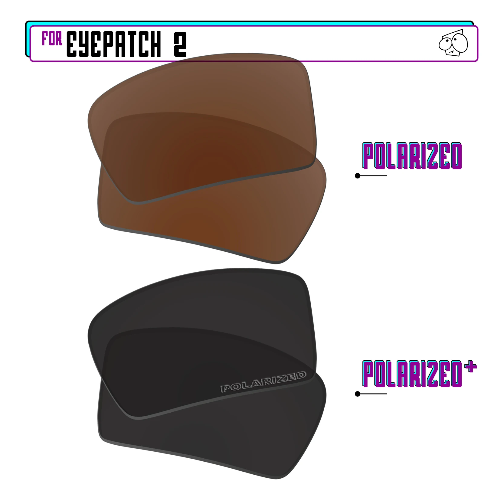 EZReplace Polarized Replacement Lenses for - Oakley Eyepatch 2 Sunglasses - Black P Plus-Brown P
EZReplace Polarized Replacement Lenses for - Oakley Eyepatch 2 Sunglasses - Black P Plus-Brown P