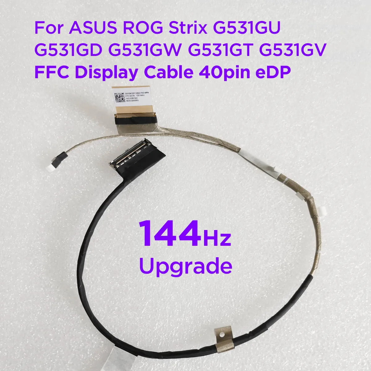 Кабель для ЖК-экрана ноутбука ASUS ROG Strix G531GU G531GD G531GW G531GT G531GV 40pin eDP FHD 120 Гц 144 Гц 1422-03C10A2
Кабель для ЖК-экрана ноутбука ASUS ROG Strix G531GU G531GD G531GW G531GT G531GV 40pin eDP FHD 120 Гц 144 Гц 1422-03C10A2