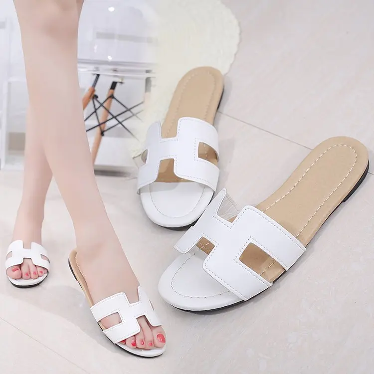 2018 Summer New Style Korean-style Solid Color Versatile H Drag Flat Slippers Women Shoes
2018 Summer New Style Korean-style Solid Color Versatile H Drag Flat Slippers Women Shoes