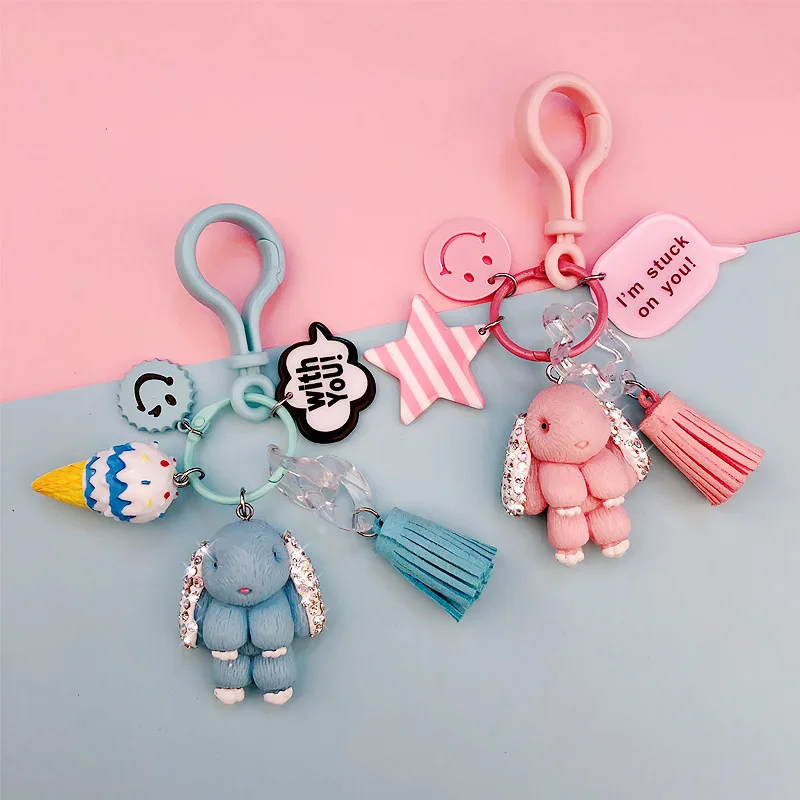 High Quality 2019 New Key Chain rabbit fur Keychain fashion pom pom Keyring toy rabbit rabbit Keyrains pendan
High Quality 2019 New Key Chain rabbit fur Keychain fashion pom pom Keyring toy rabbit rabbit Keyrains pendan