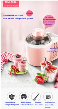 Automatic built-in freeze mini Ice cream machine household intelligent soft hard ice cream maker 600ML Capacity 90W
Automatic built-in freeze mini Ice cream machine household intelligent soft hard ice cream maker 600ML Capacity 90W