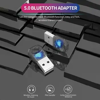 Bluetooth 5.0 Audio Receiver Transmitter Mini Stereo BluetoothUSB 3.5mm Jack For TV PC Computer Kit Wireless Adapter
Bluetooth 5.0 Audio Receiver Transmitter Mini Stereo BluetoothUSB 3.5mm Jack For TV PC Computer Kit Wireless Adapter