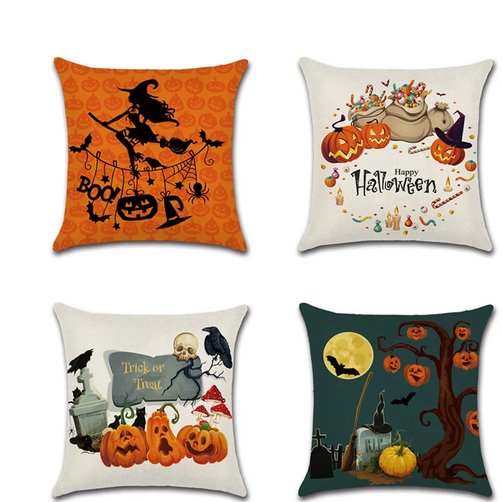 New Cartoon Halloween Linen Cushion Cover Decorative Pillowcase Witch Pumpkin 45*45cm Pillow Case
New Cartoon Halloween Linen Cushion Cover Decorative Pillowcase Witch Pumpkin 45*45cm Pillow Case