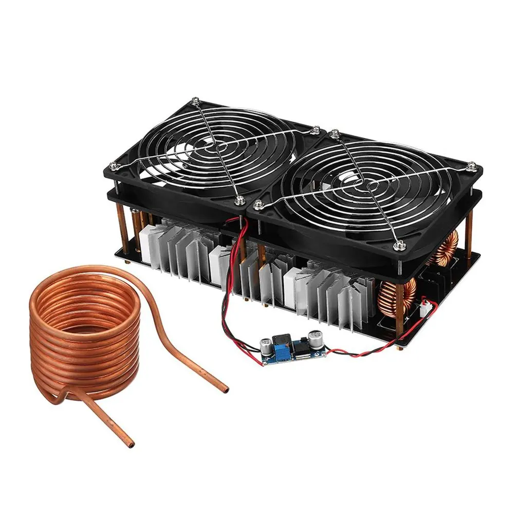1800W/2500W ZVS Induction Heater Induction Heating Machine PCB Board Module Flyback Driver Heater Cooling Fan Interface+ Coil
1800W/2500W ZVS Induction Heater Induction Heating Machine PCB Board Module Flyback Driver Heater Cooling Fan Interface+ Coil