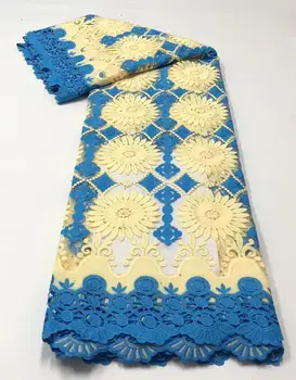 2020 Fashion high quality african flannel mesh cord lace fabric 5 yards embroidered tulle lace fabric for women dress 
2020 Fashion high quality african flannel mesh cord lace fabric 5 yards embroidered tulle lace fabric for women dress