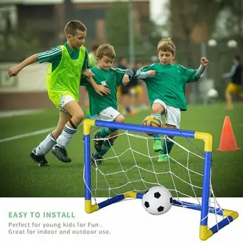 Folding Mini Football Soccer Goal Post Net Set with Pump Kids Sport Indoor Outdoor Games Toys Child Birthday Gift Plastic
Folding Mini Football Soccer Goal Post Net Set with Pump Kids Sport Indoor Outdoor Games Toys Child Birthday Gift Plastic