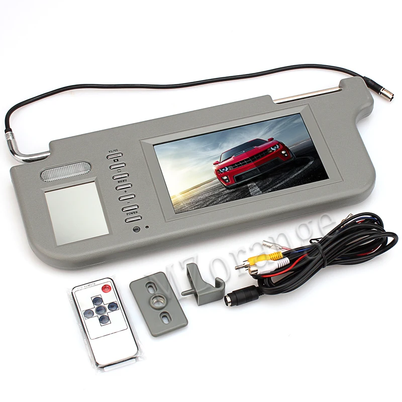 MIZIAUTO 7 inch left right Car sun visor monitor sun-shading boards display screen two-way video input reversing switch priority
MIZIAUTO 7 inch left right Car sun visor monitor sun-shading boards display screen two-way video input reversing switch priority