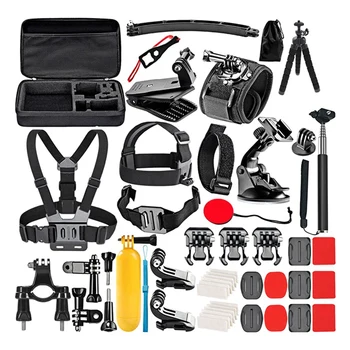 Accessory Set for Gopro 50 in 1 Gopro Hero 9 8 7 6 Small Ant Mountain Dog Sports Camera Accessory Set
Accessory Set for Gopro 50 in 1 Gopro Hero 9 8 7 6 Small Ant Mountain Dog Sports Camera Accessory Set