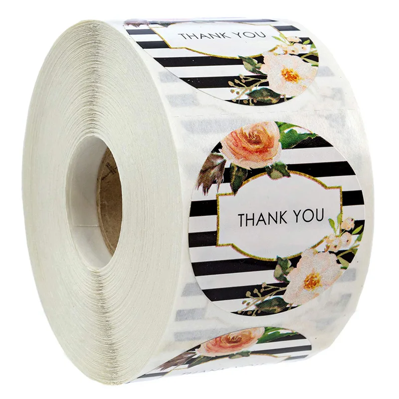 1" Label Thank You Round Black Floral Golden Paper Color Sealing Paste Baking Biscuit Bag Decorative Seal Sticker
1" Label Thank You Round Black Floral Golden Paper Color Sealing Paste Baking Biscuit Bag Decorative Seal Sticker