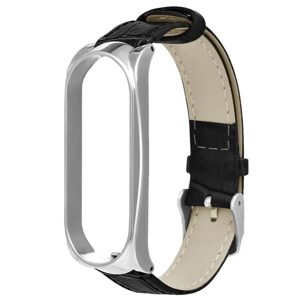 For Xiaomi Mi Band 4 Mi Band 3 PU Leather Strap Metal Frame for Mi Band 3 4 Smart Bracelet PU Leather Strap
For Xiaomi Mi Band 4 Mi Band 3 PU Leather Strap Metal Frame for Mi Band 3 4 Smart Bracelet PU Leather Strap