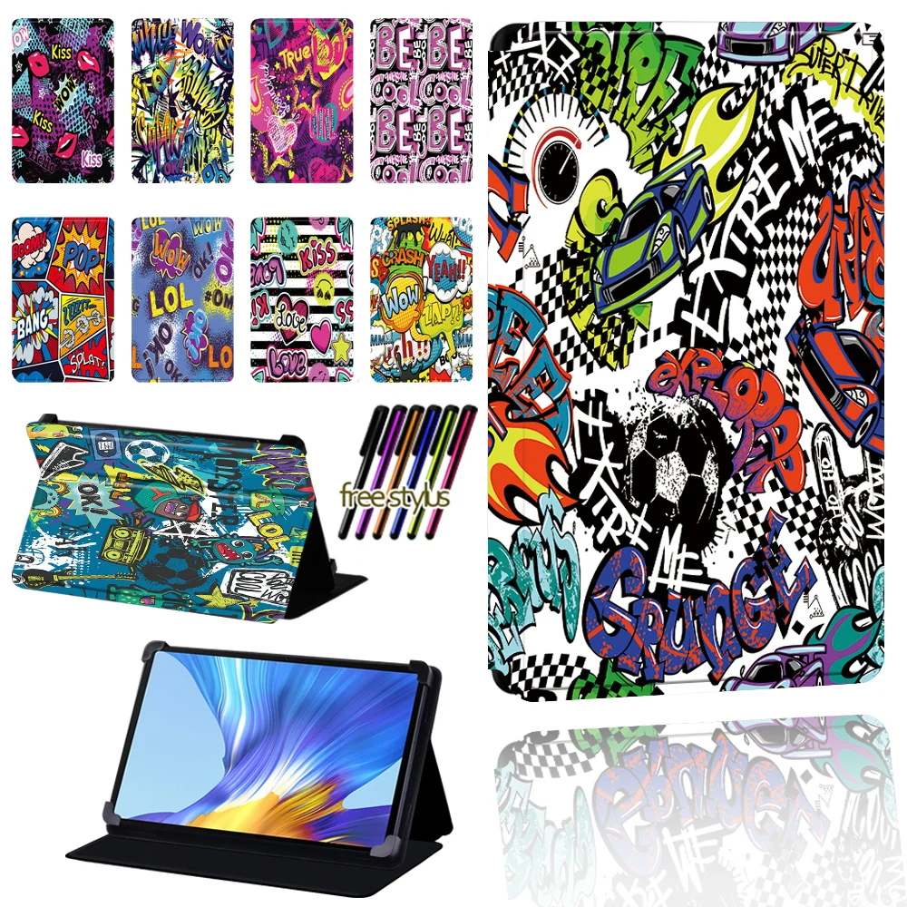 Graffiti Art Tablet Case for Huawei MatePad / Honor V6 / Enjoy Tablet 2 Leather Foldable Lightweight Protective Case Cover + Pen
Graffiti Art Tablet Case for Huawei MatePad / Honor V6 / Enjoy Tablet 2 Leather Foldable Lightweight Protective Case Cover + Pen