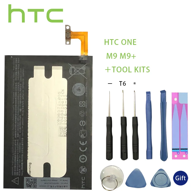 Оригинальный аккумулятор HTC 2840mAh BOPGE100 B0PGE100 для ONE M9 + M9W One Plus M9pt Hima Ultra 0PJA10 0PJA13