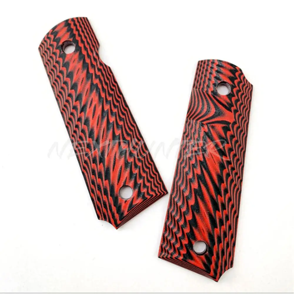 TOtrait 2Pieces Damascus Pattern G10 Hand Grip Patches Material DIY Black Red Textured Anti-slip Handle slab scale blanks For 19
TOtrait 2Pieces Damascus Pattern G10 Hand Grip Patches Material DIY Black Red Textured Anti-slip Handle slab scale blanks For 19