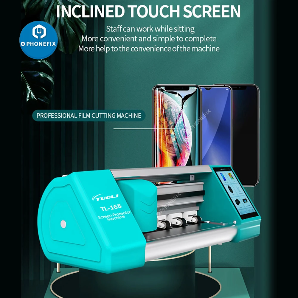 TL-168 Auto Film Cutting Machine Mobile Phone Front Glass Back Cover Protect Film Cut Tool For Phone Tablet Watch Airpods Camera
TL-168 Auto Film Cutting Machine Mobile Phone Front Glass Back Cover Protect Film Cut Tool For Phone Tablet Watch Airpods Camera