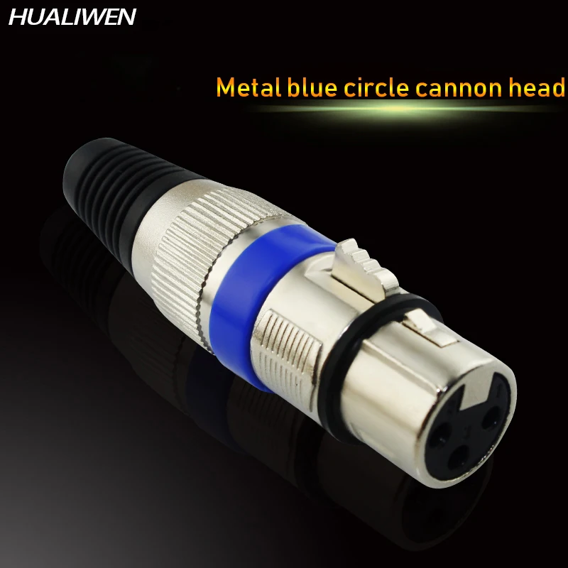 Female 3-Pin XLR Microphone Audio Cable Plug Connectors Cannon Cable Terminals 1pc
Female 3-Pin XLR Microphone Audio Cable Plug Connectors Cannon Cable Terminals 1pc