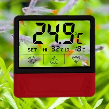 3D Digital Fish Tank Sticker Temperature Meter Touch Screen Aquarium Thermometer with LCD Display Stick-on Temperature Sensor
3D Digital Fish Tank Sticker Temperature Meter Touch Screen Aquarium Thermometer with LCD Display Stick-on Temperature Sensor