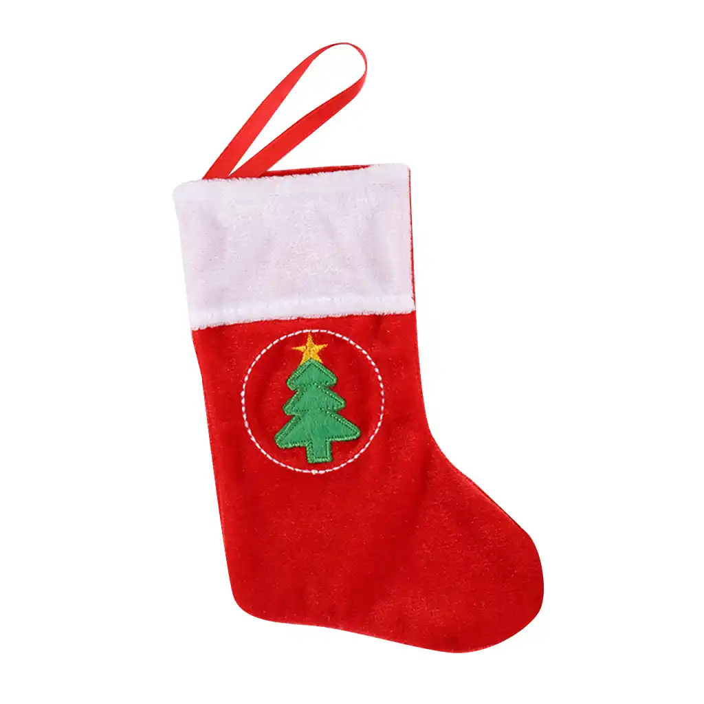 christmas stocking tableware fork holder sack cutlery christmas