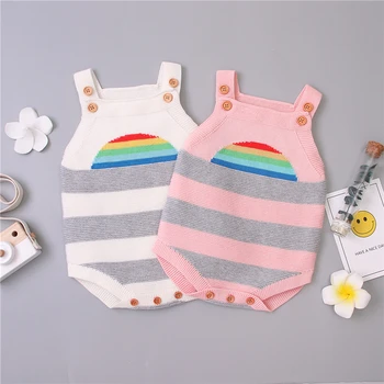 Pudcoco Baby Boy Bodysuit Knit Sleeveless Bodysuits Baby Summer Outfits Child Rainbow Striped One Pieces Sunsuits
Pudcoco Baby Boy Bodysuit Knit Sleeveless Bodysuits Baby Summer Outfits Child Rainbow Striped One Pieces Sunsuits