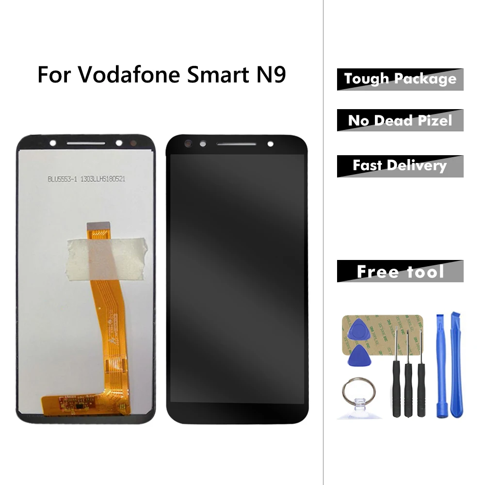 ЖК дисплей 5 дюйма для Vodafone VFD720 VFD 720 Smart N9 LTE зеркальный экран переднее стекло в
