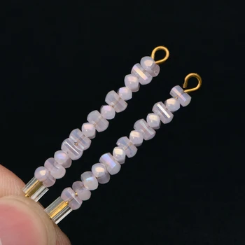 Crystal Glass Seed Spacer Beads 4x2mm, Lavender AB Loose Beads DIY Jewelry Making Accessories (TS101-14)/ 150 beads
Crystal Glass Seed Spacer Beads 4x2mm, Lavender AB Loose Beads DIY Jewelry Making Accessories (TS101-14)/ 150 beads