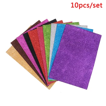 10PCS/Set A4 Glitter Paper Self-Adhesive Sponge Paper Flash Gold Handcraft Foam Paper Sticker Sheets DIY Xmas Home Decoration
10PCS/Set A4 Glitter Paper Self-Adhesive Sponge Paper Flash Gold Handcraft Foam Paper Sticker Sheets DIY Xmas Home Decoration